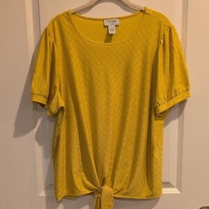 Mustard Yellow Women's Top